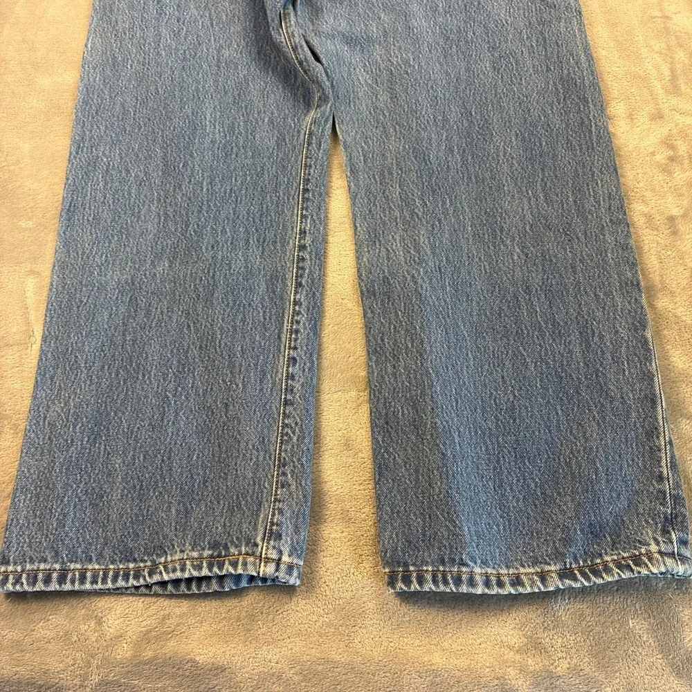 Levis 501 Original Fit Jeans Men's 42x32 Blue Denim Button Fly Straight Leg